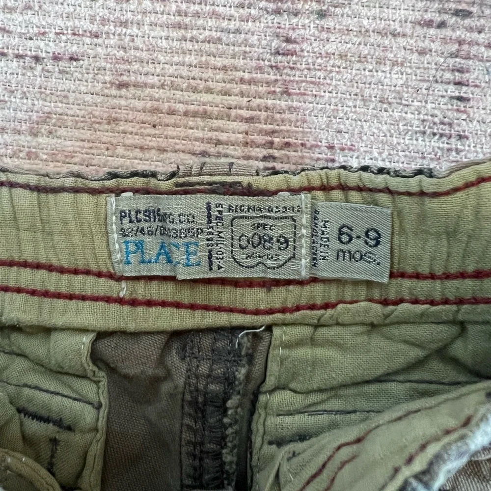 The Children's Place Green and Brown Cargo Shorts